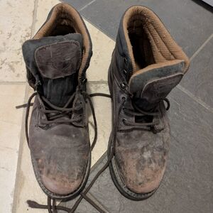 Men's steel Toe Brown Leather Boots